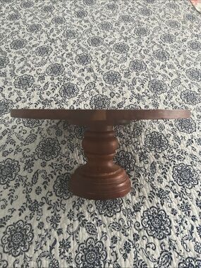 Wood Cake Stand Hearth & Hand Magnolia Wood